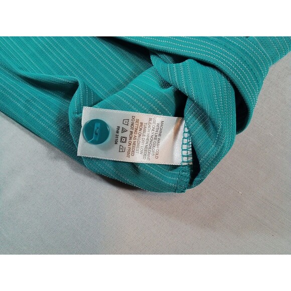 Men's Saddlebred Turquoise/Teal Polo Shirt XLT / Extra Large Tall - Picture 8 of 11